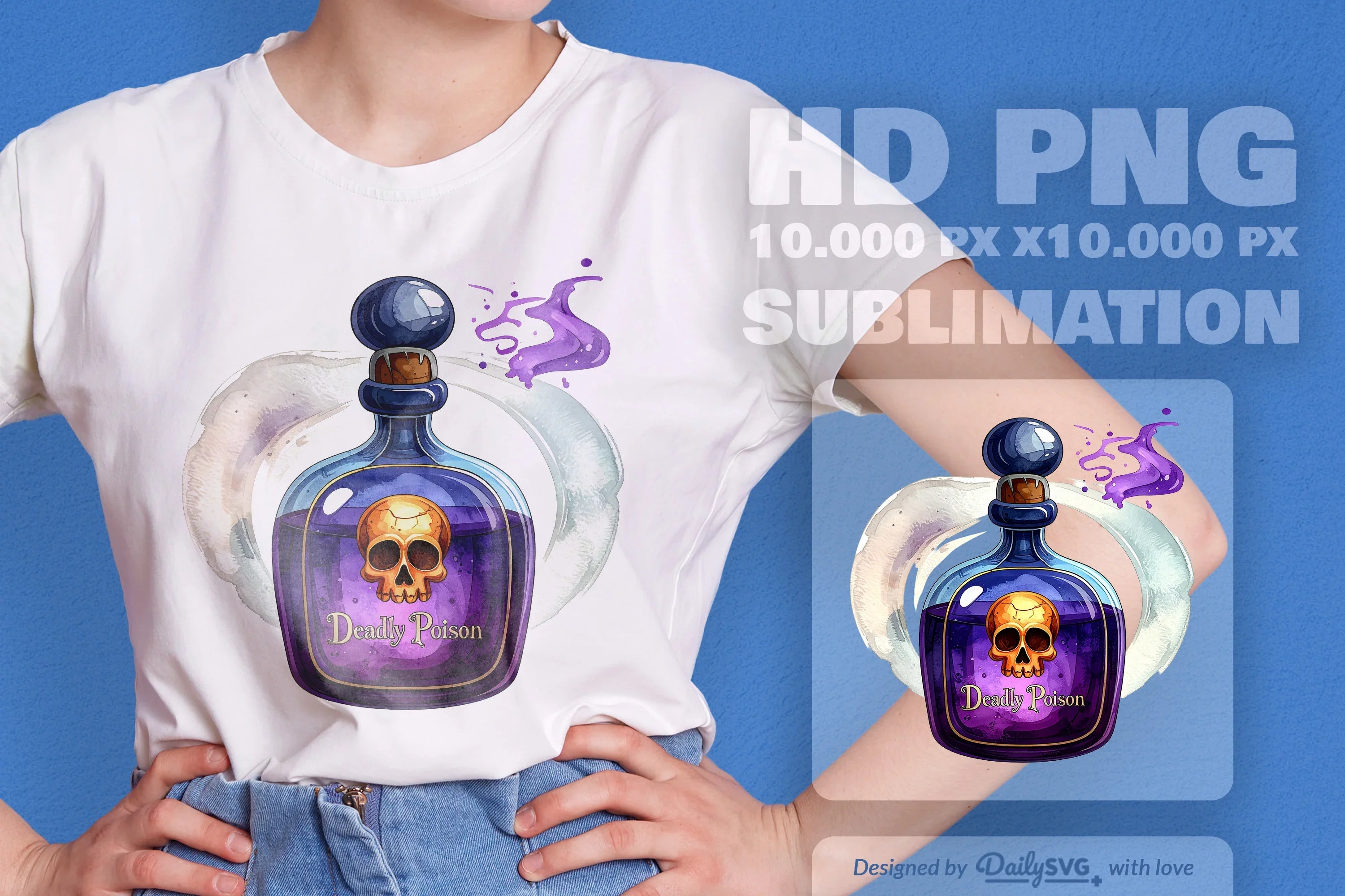Halloween Poison Bottle Clipart SVG Bundle 1 - CraftNest - Digital Crafting and Art