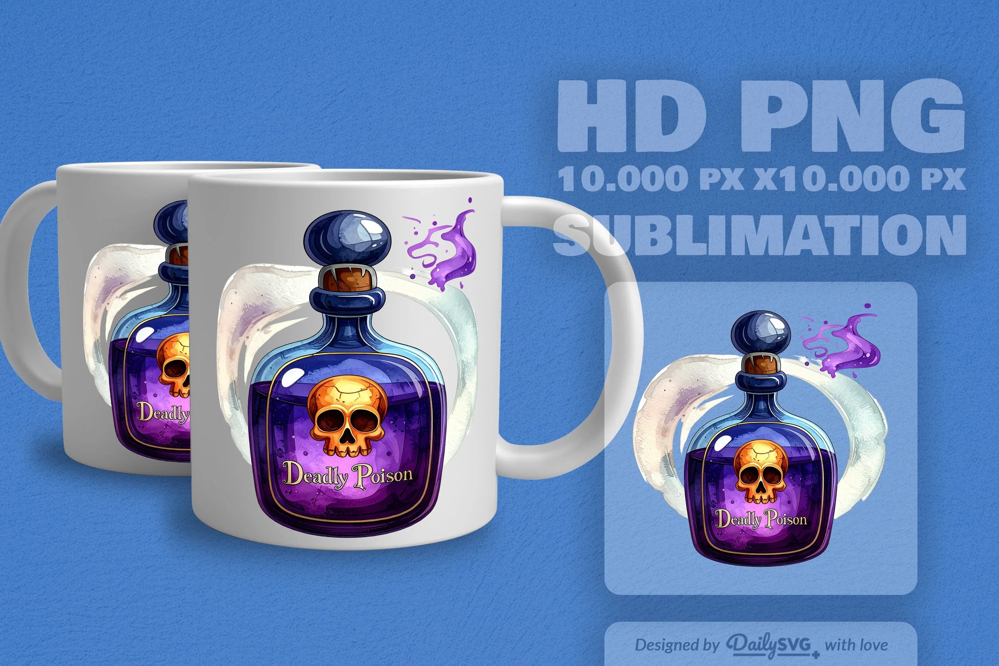 Halloween Poison Bottle Clipart SVG Bundle 1 - CraftNest - Digital Crafting and Art