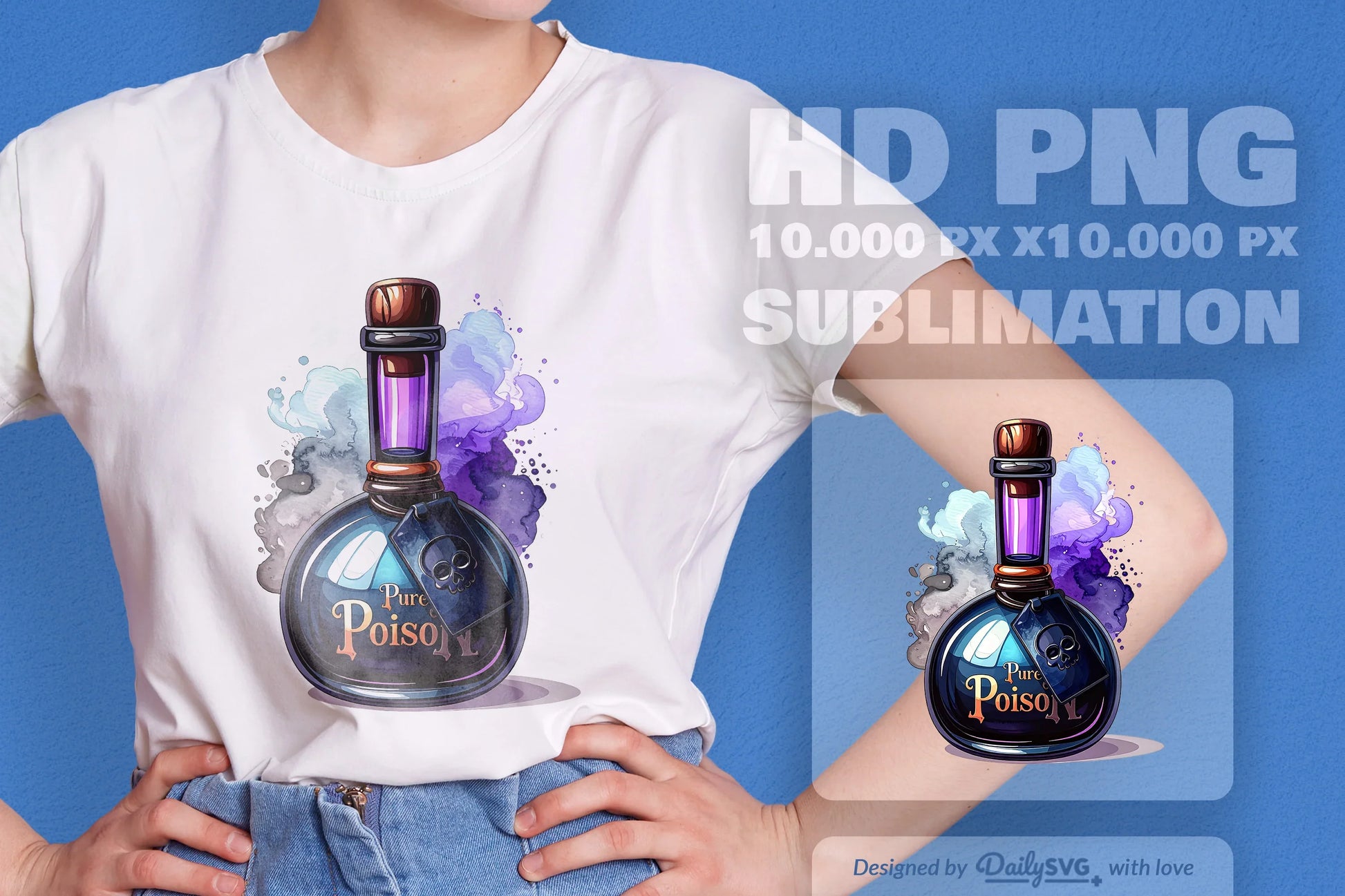 Halloween Poison Bottle Clipart SVG Bundle 3 - CraftNest - Digital Crafting and Art