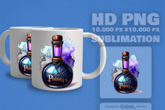 Halloween Poison Bottle Clipart SVG Bundle 3 - CraftNest - Digital Crafting and Art