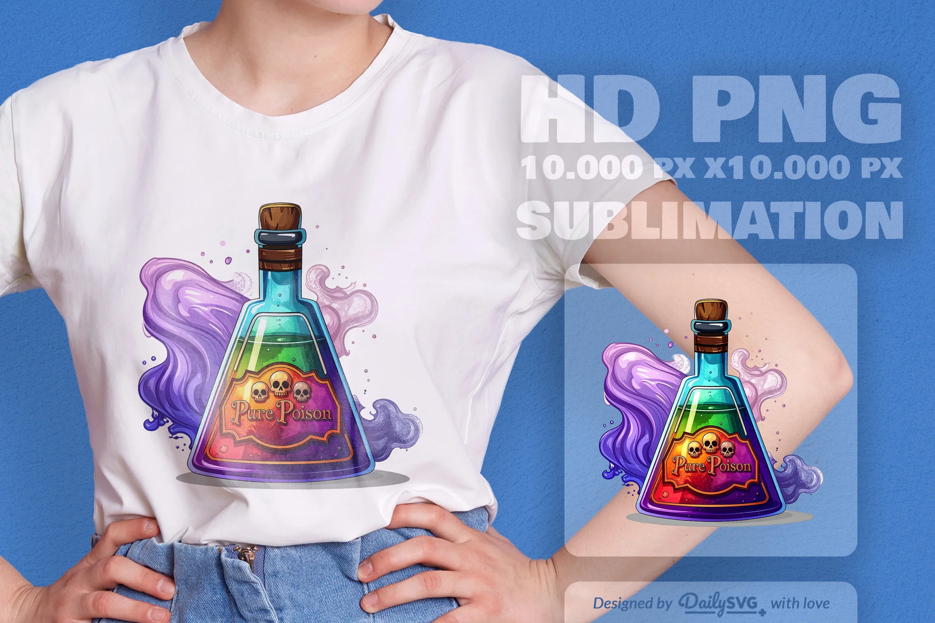 Halloween Poison Bottle Clipart SVG Bundle 2 - CraftNest - Digital Crafting and Art