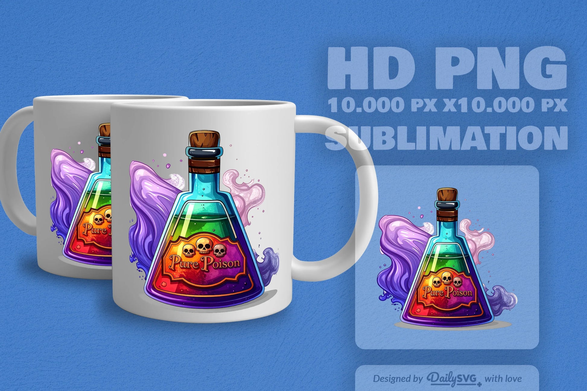 Halloween Poison Bottle Clipart SVG Bundle 2 - CraftNest - Digital Crafting and Art