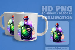 Halloween Poison Bottle Clipart SVG Bundle 5 - CraftNest - Digital Crafting and Art