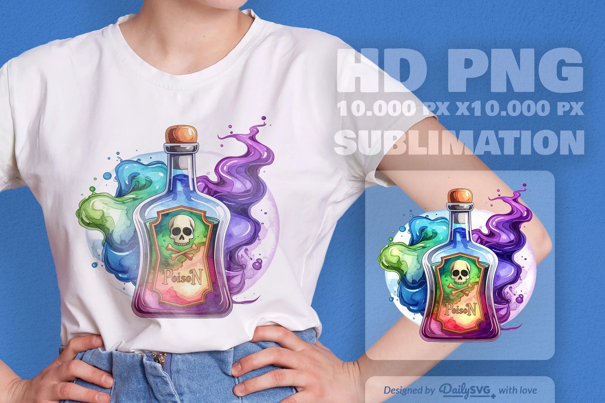 Halloween Poison Bottle Clipart SVG Bundle 9 - CraftNest - Digital Crafting and Art