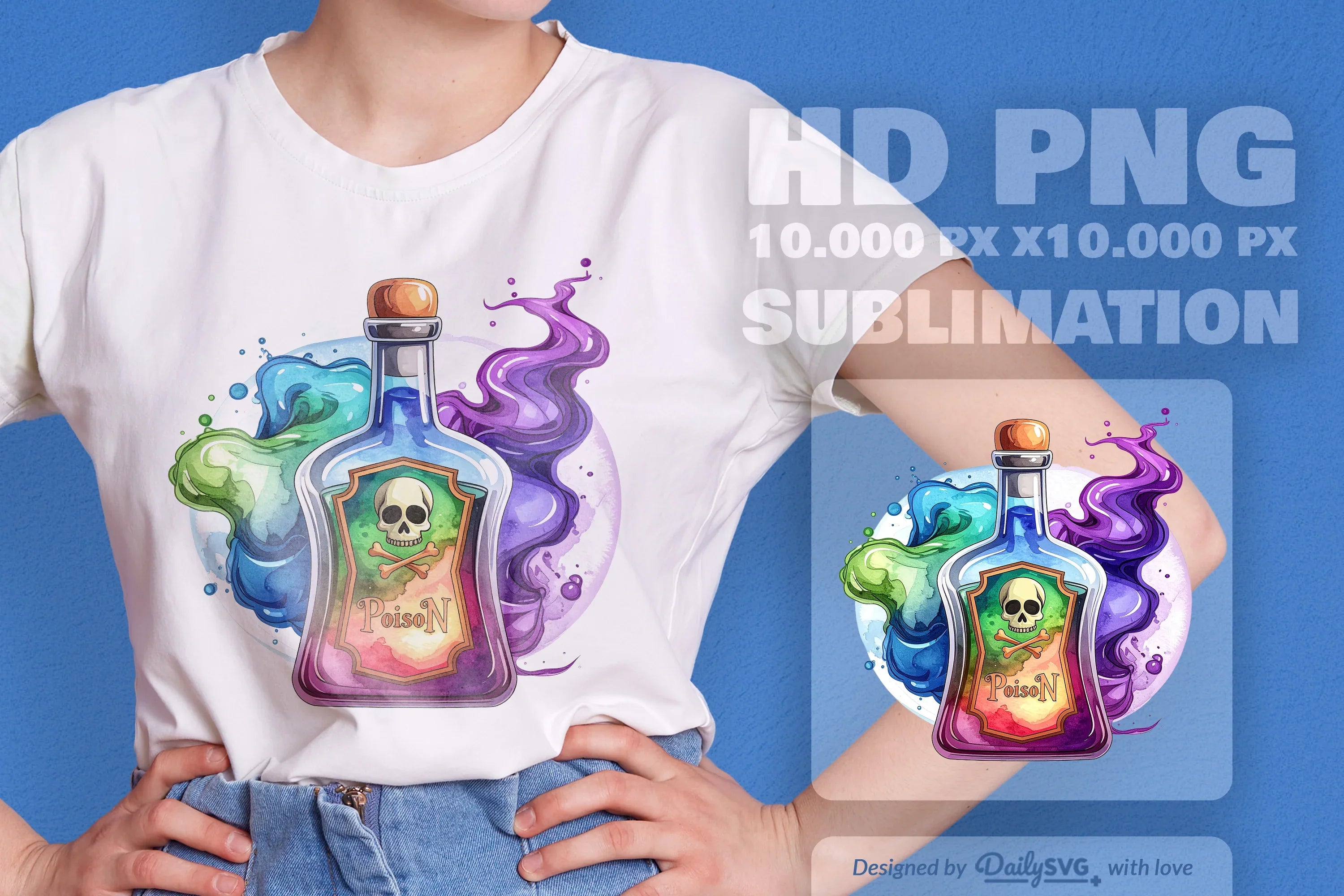 Halloween Poison Bottle Clipart SVG Bundle 9 - CraftNest - Digital Crafting and Art