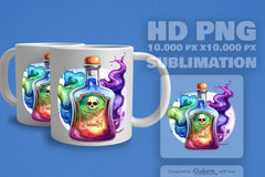 Halloween Poison Bottle Clipart SVG Bundle 9 - CraftNest - Digital Crafting and Art