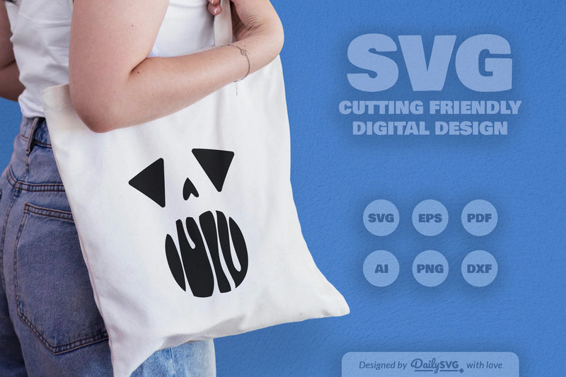 Halloween Pumpkin Face SVG Bundle 4 - CraftNest - Digital Crafting and Art