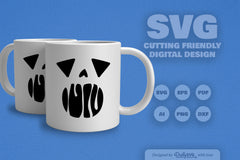 Halloween Pumpkin Face SVG Bundle 4 - CraftNest - Digital Crafting and Art