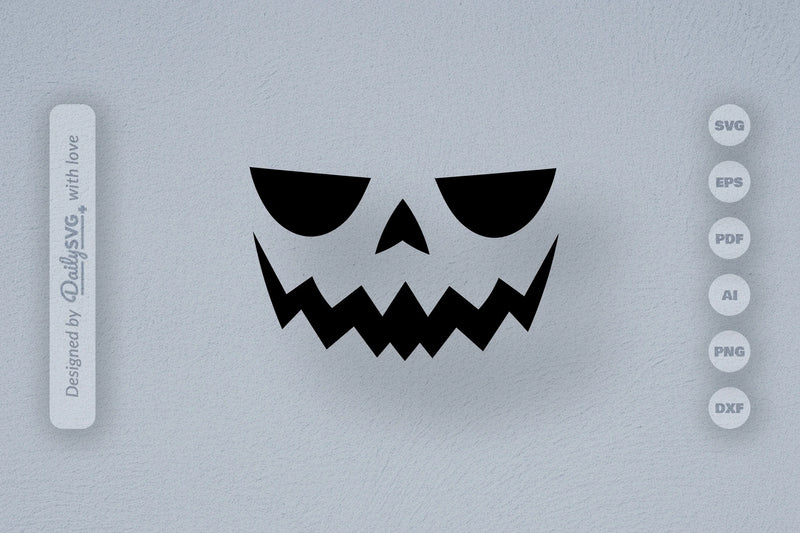 Halloween Pumpkin Face SVG Bundle 6 - CraftNest - Digital Crafting and Art