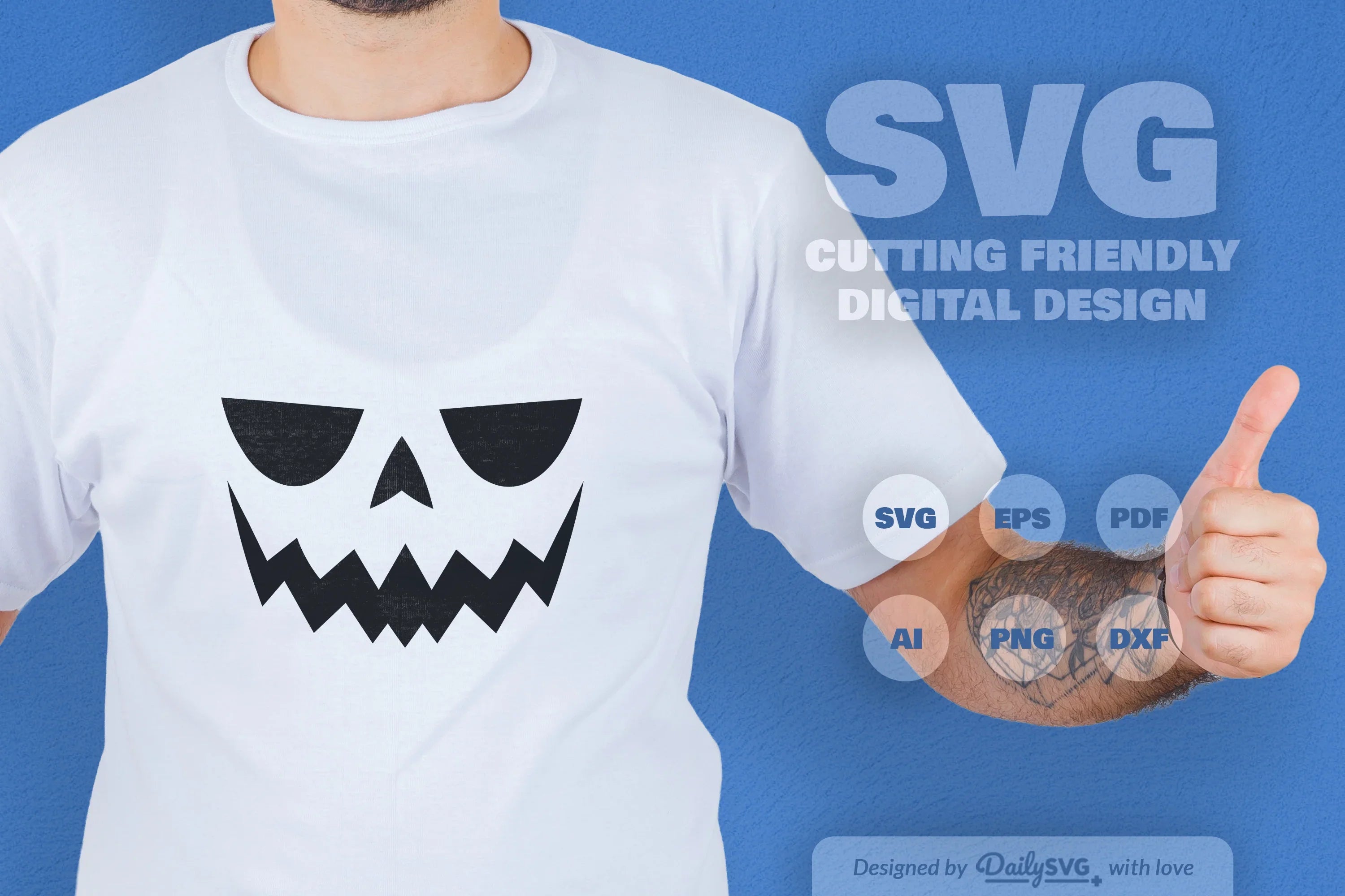 Halloween Pumpkin Face SVG Bundle 6 - CraftNest - Digital Crafting and Art