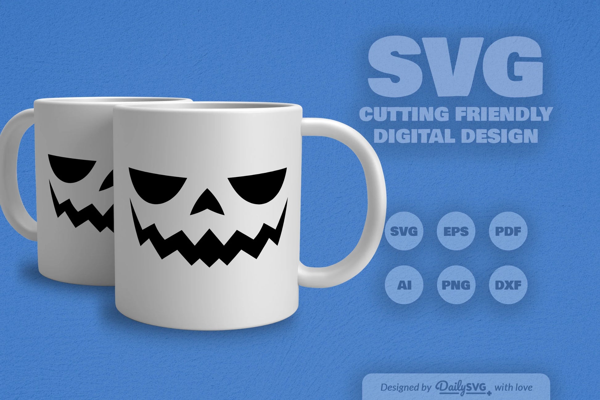 Halloween Pumpkin Face SVG Bundle 6 - CraftNest - Digital Crafting and Art