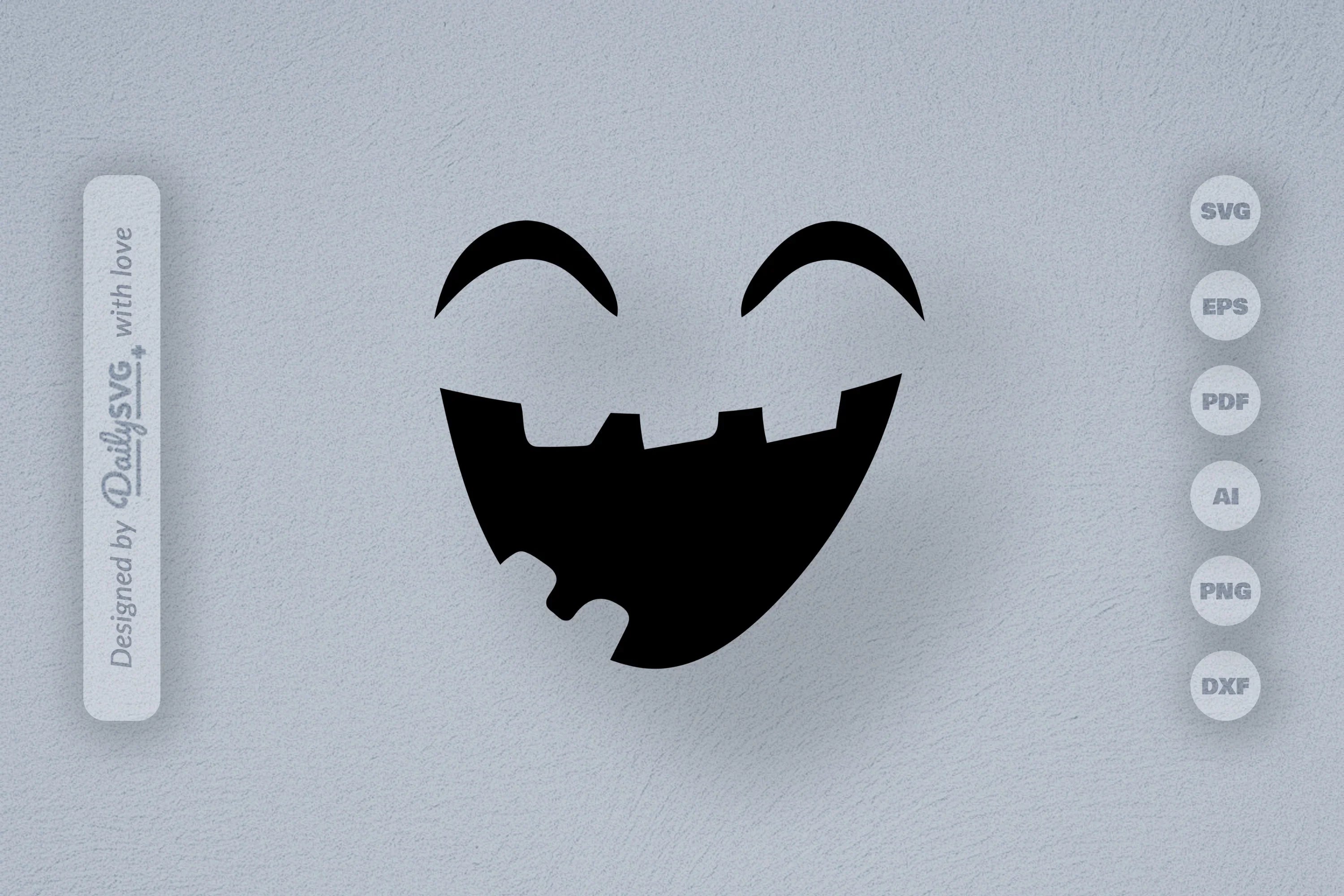 Halloween Pumpkin Face SVG Bundle 7 - CraftNest - Digital Crafting and Art