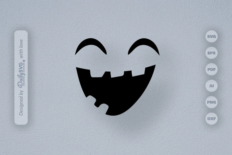 Halloween Pumpkin Face SVG Bundle 7 - CraftNest - Digital Crafting and Art