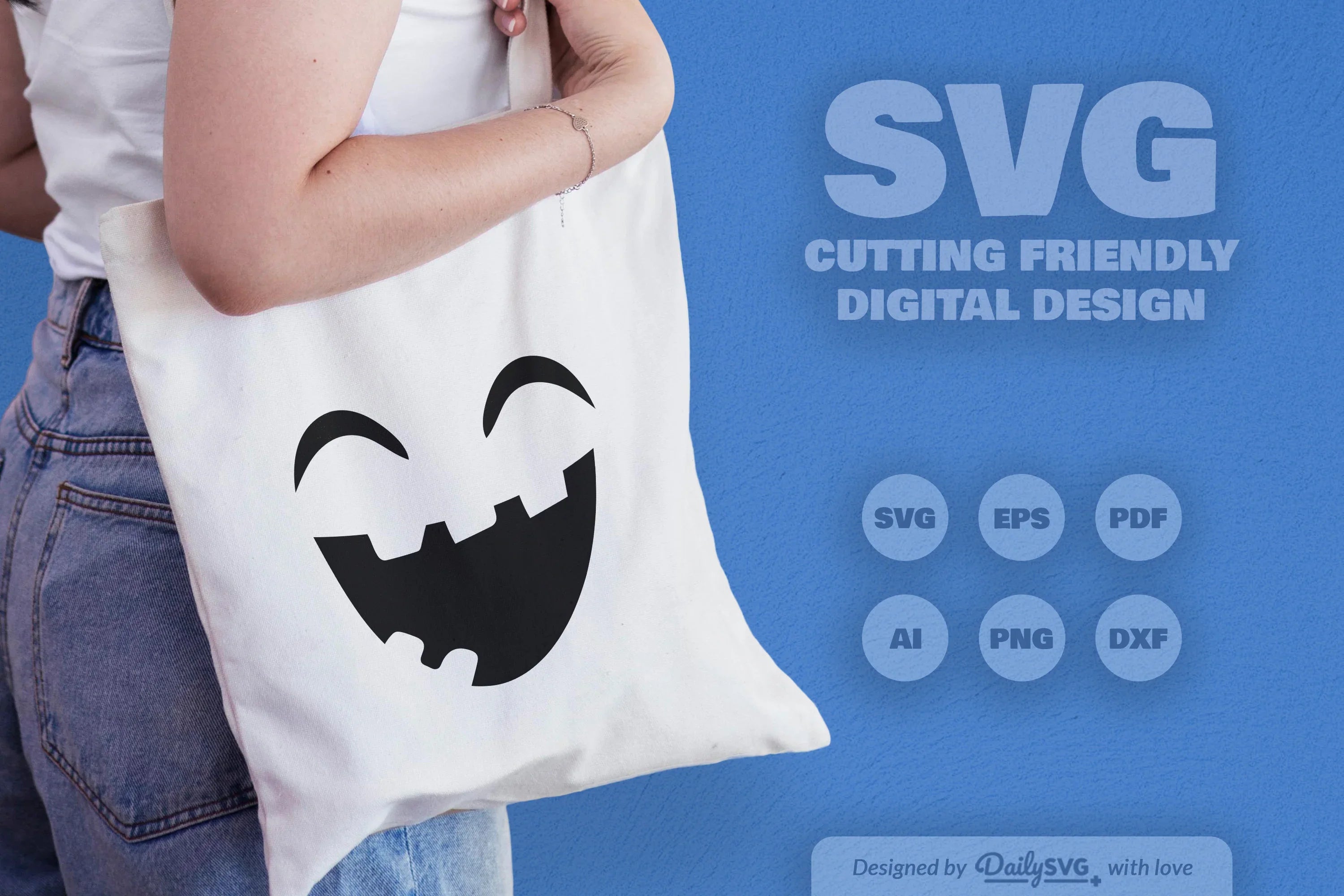 Halloween Pumpkin Face SVG Bundle 7 - CraftNest - Digital Crafting and Art