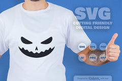 Halloween Pumpkin Face SVG Bundle 5 - CraftNest - Digital Crafting and Art