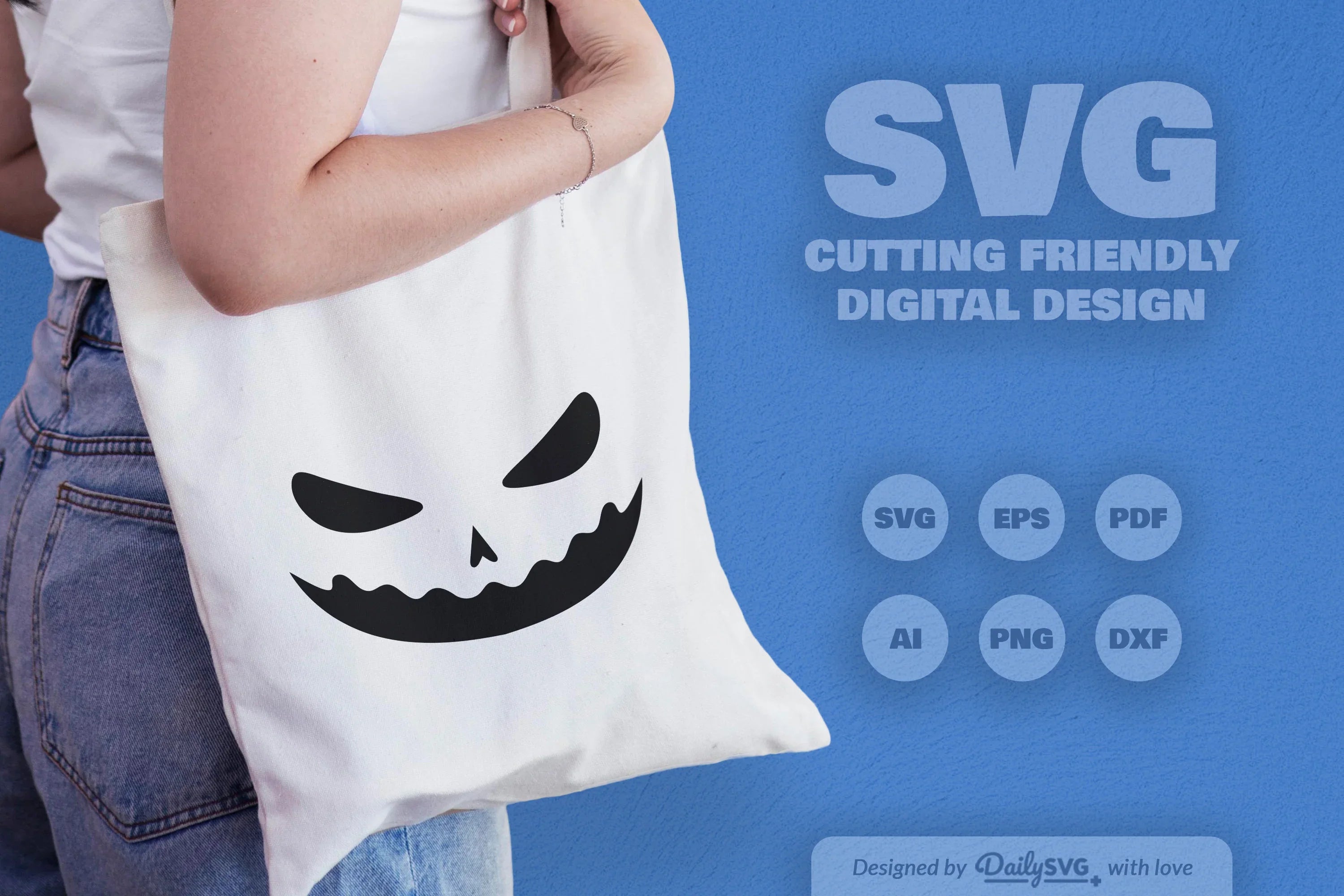 Halloween Pumpkin Face SVG Bundle 5 - CraftNest - Digital Crafting and Art