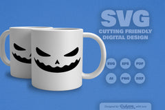 Halloween Pumpkin Face SVG Bundle 5 - CraftNest - Digital Crafting and Art