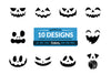 Halloween Pumpkin Face Clipart - Daily SVG Bundles