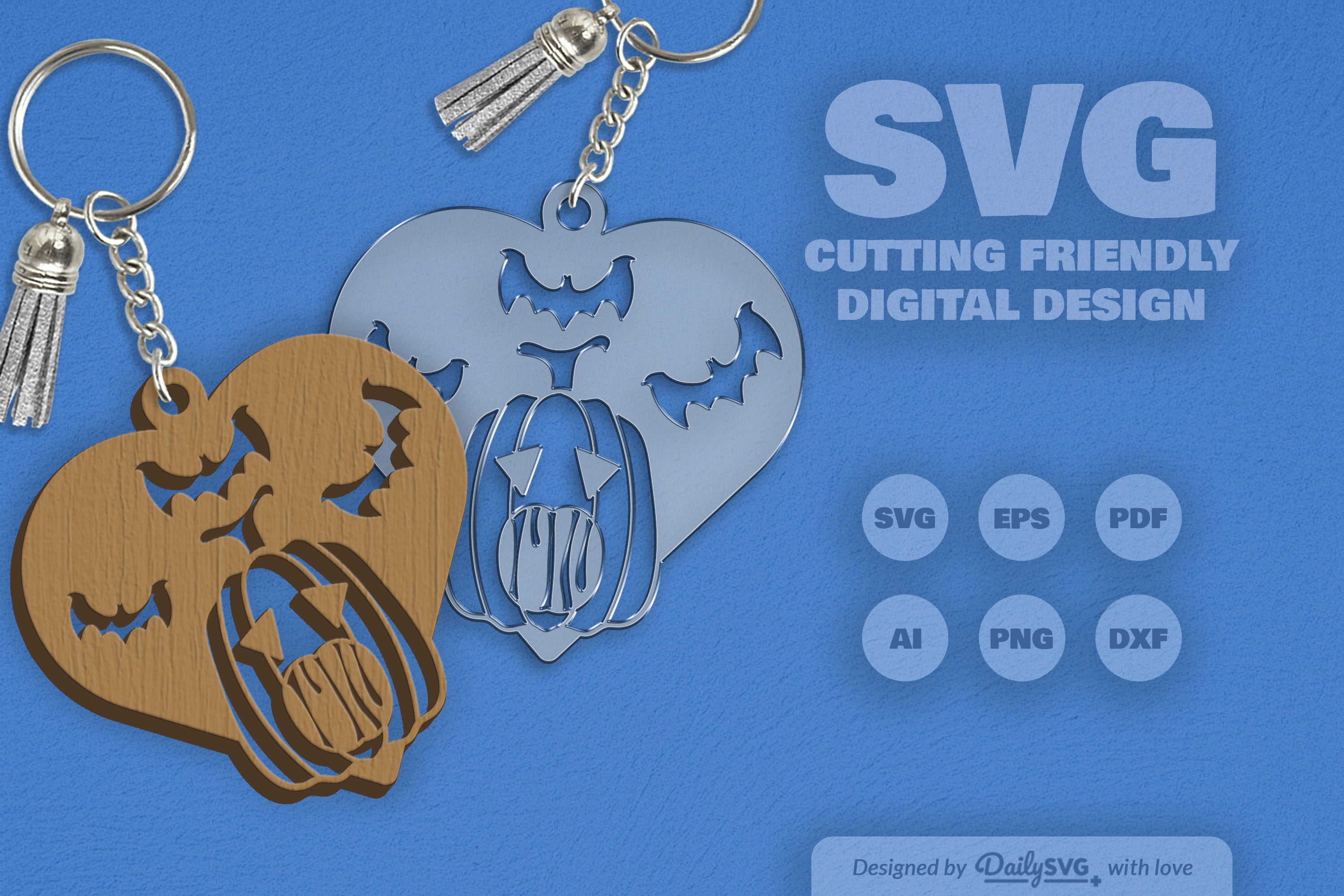 SVG Halloween Pumpkin Heart SVG Bundle 8