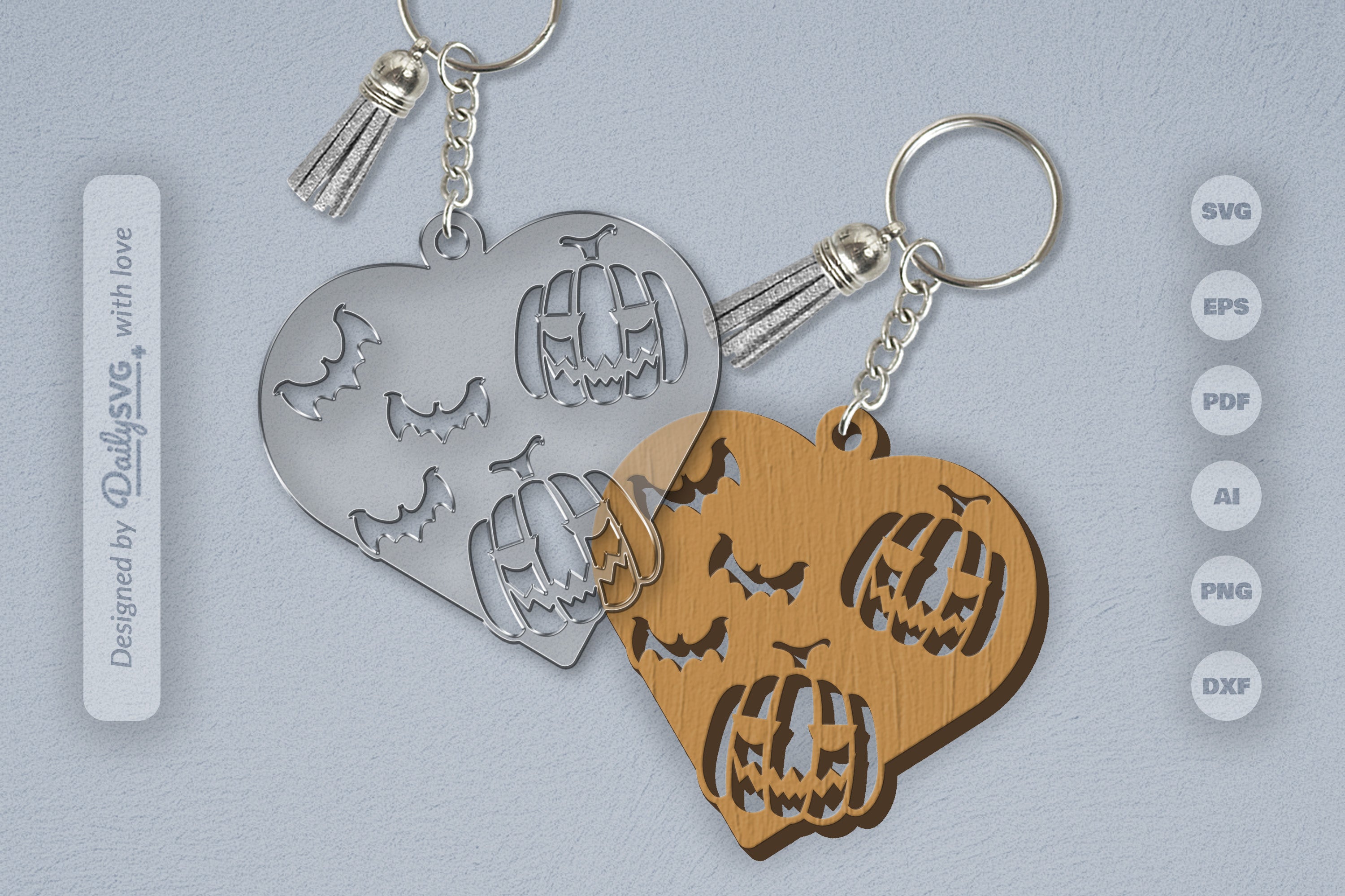 SVG Halloween Pumpkin Heart SVG Bundle 5