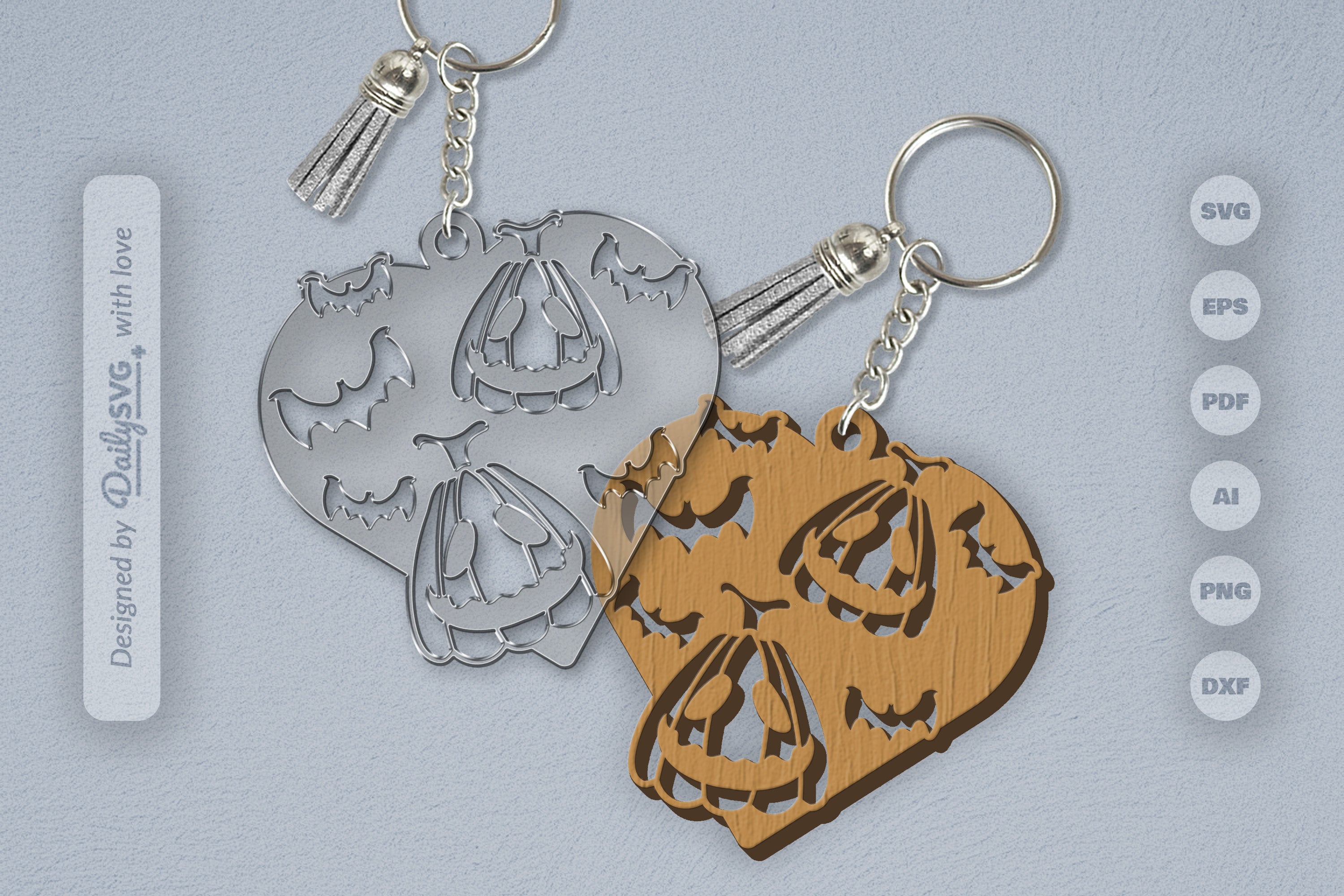 Halloween Pumpkin Heart SVG Bundle 6