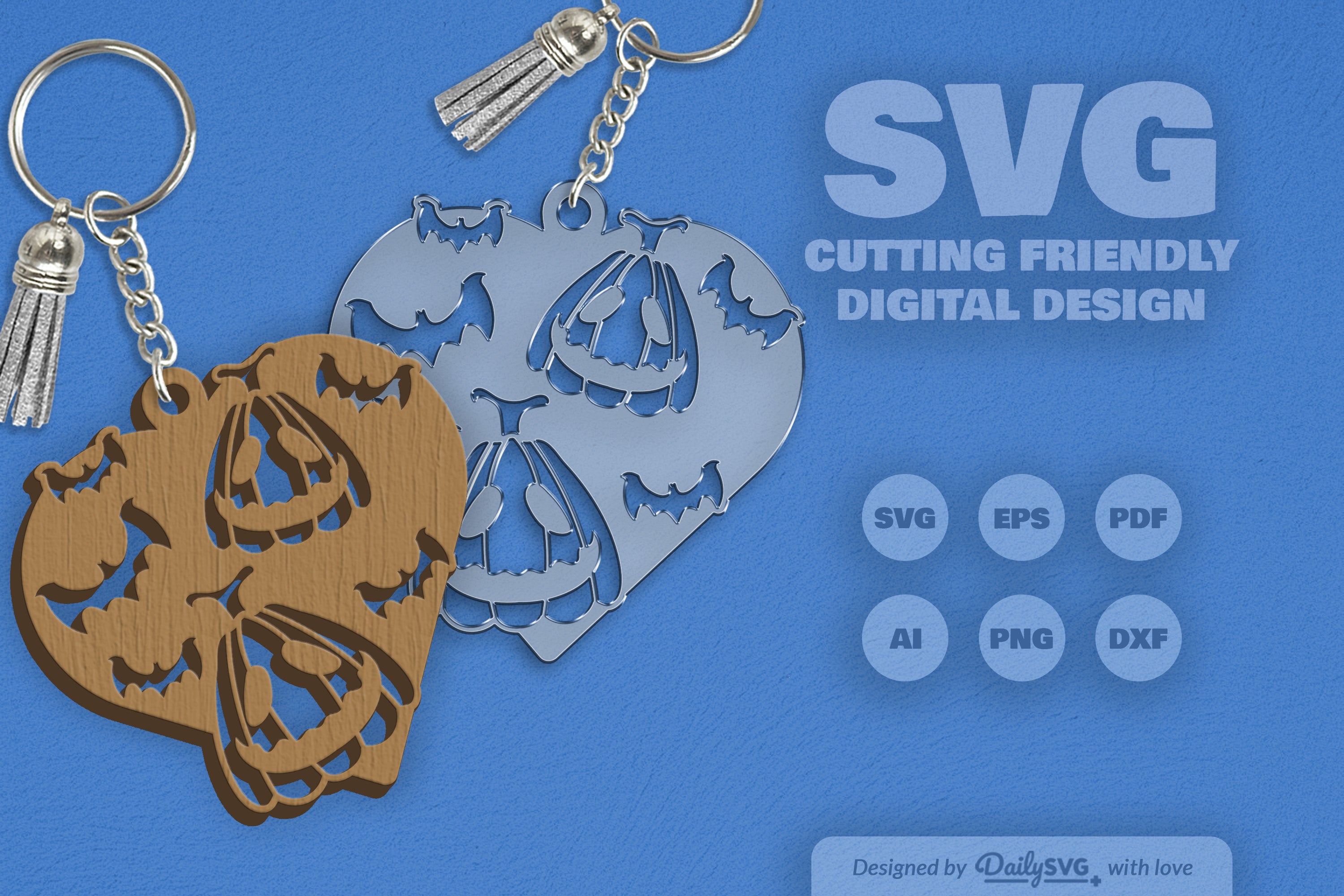 Halloween Pumpkin Heart SVG Bundle 6