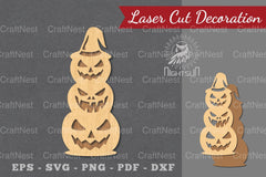 Halloween Pumpkin Laser Cut Decoration Clipart Bundle - CraftNest - Digital Crafting and Art