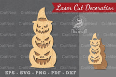 Halloween Pumpkin Laser Cut Decoration Clipart Bundle - CraftNest - Digital Crafting and Art