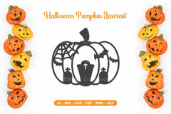 Halloween Pumpkin Lasercut SVG Bundle - CraftNest - Digital Crafting and Art