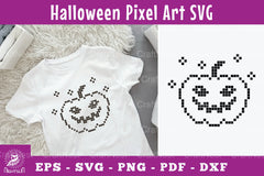 Halloween Pumpkin Pixel Art Clipart Bundle - CraftNest - Digital Crafting and Art
