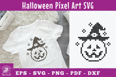 Halloween Pumpkin Pixel Art Clipart Bundle - CraftNest - Digital Crafting and Art