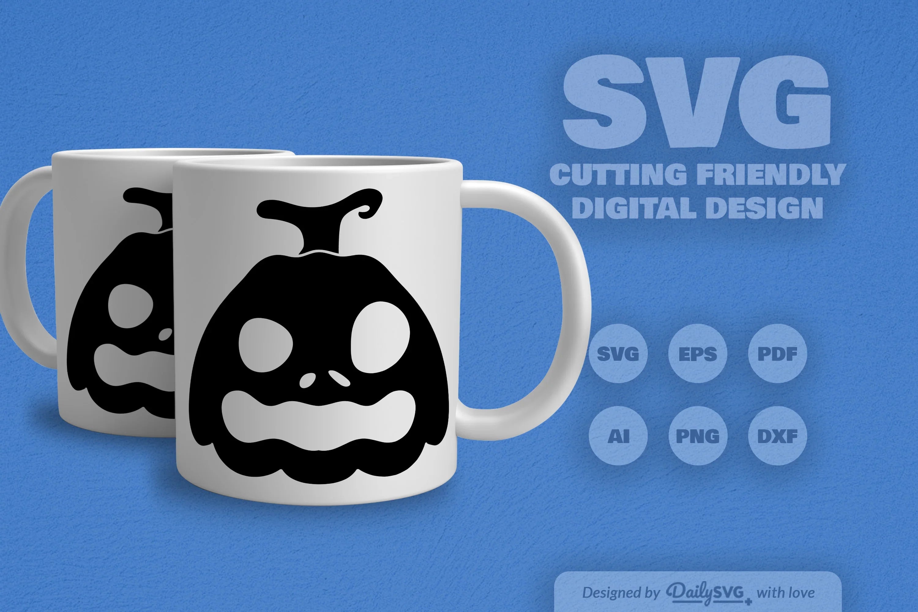 Halloween Pumpkin SVG Bundle 7 - CraftNest - Digital Crafting and Art