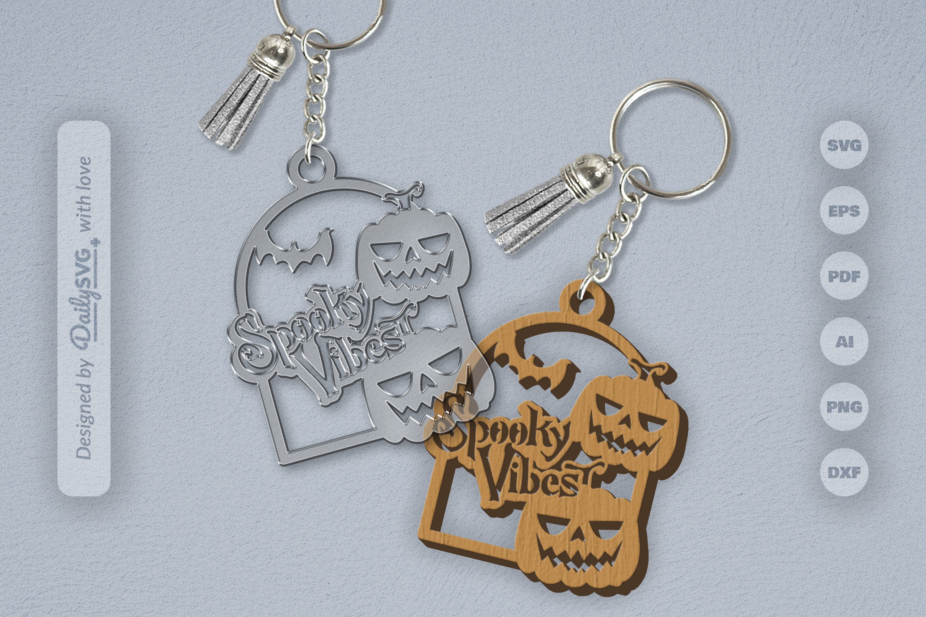 Spooky Vibes Halloween Pumpkin SVG Bundle 3