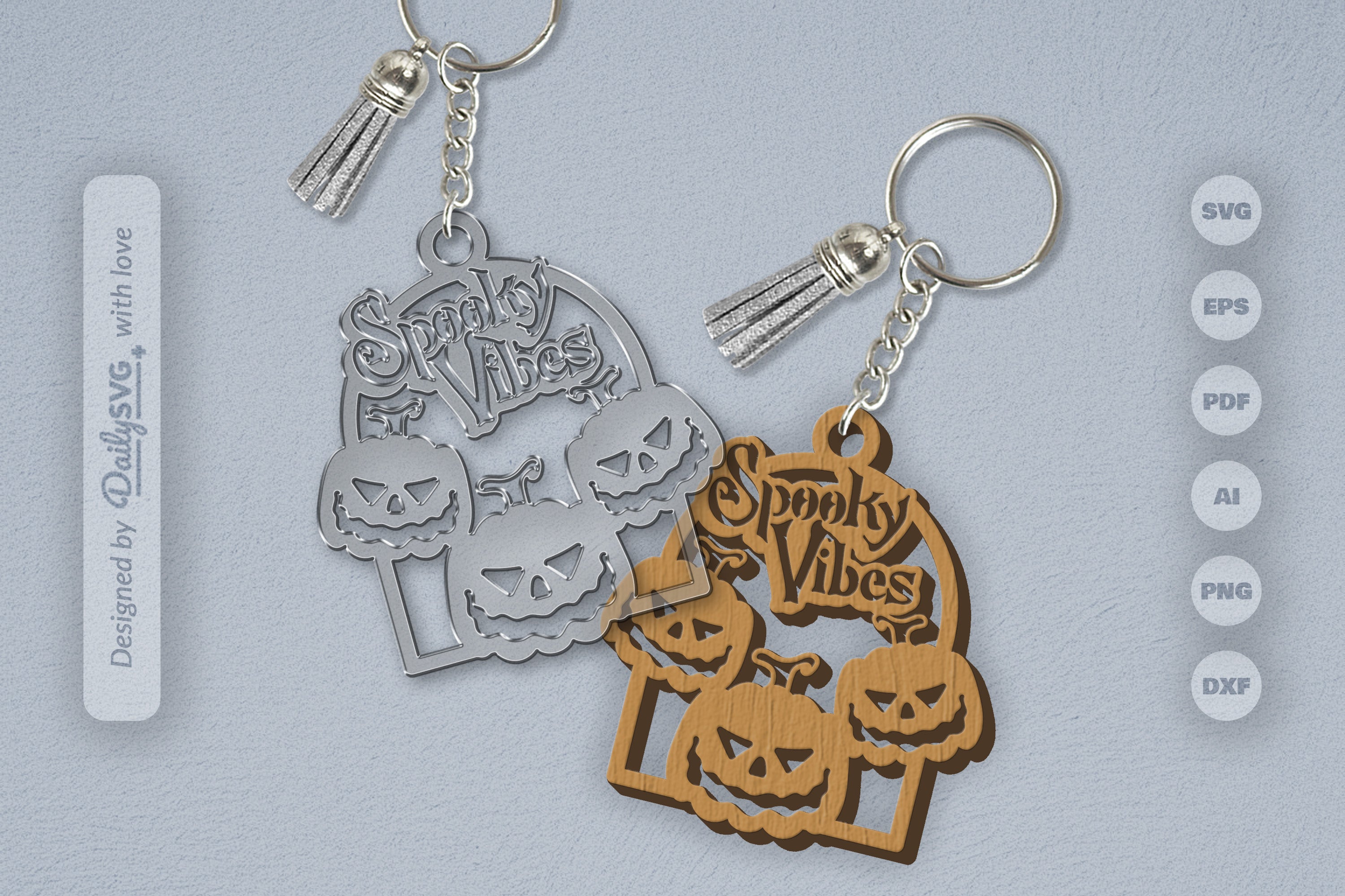 Spooky Vibes Halloween Pumpkin SVG Bundle 1