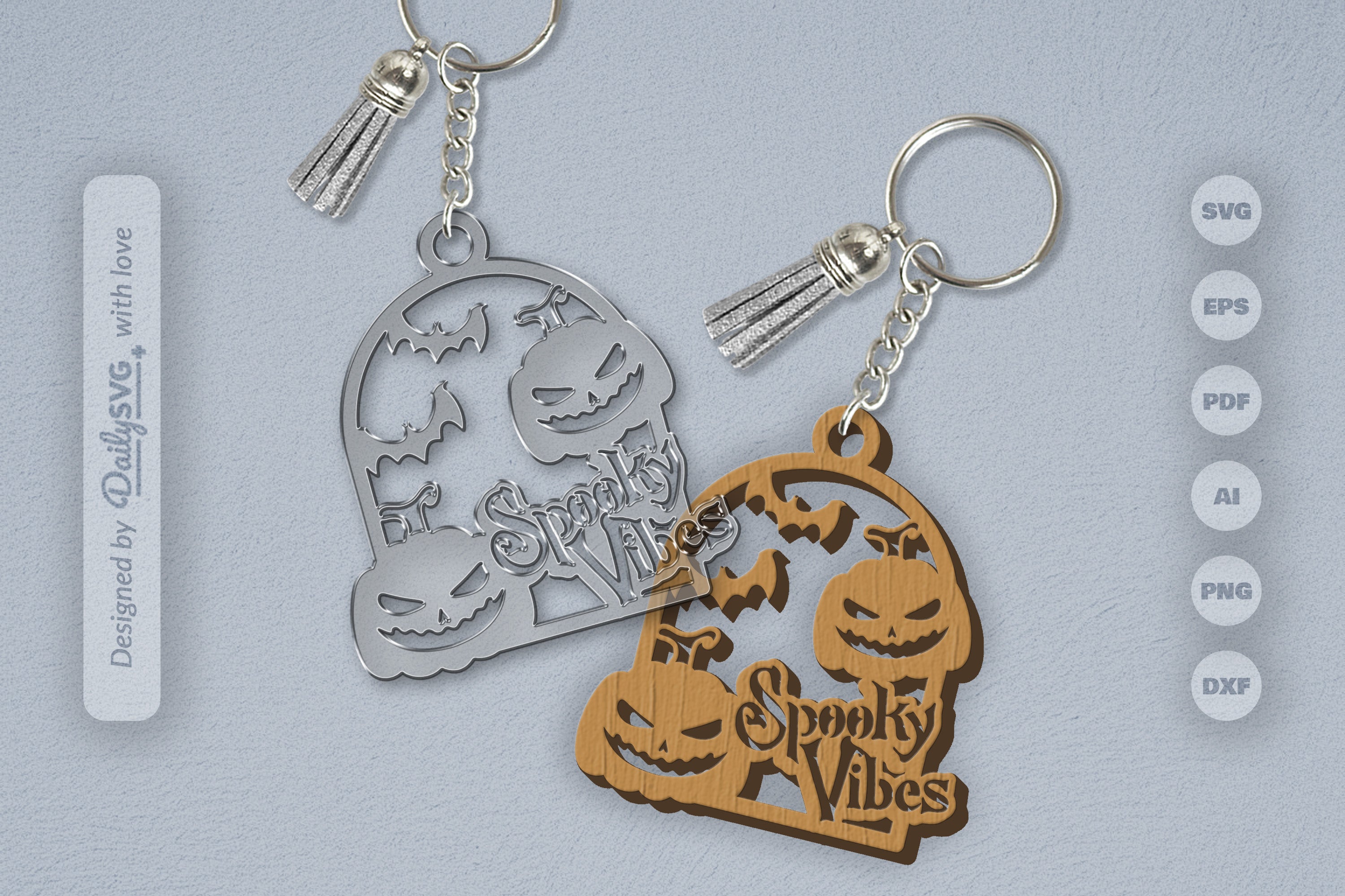 Spooky Vibes Halloween Pumpkin SVG Bundle 5