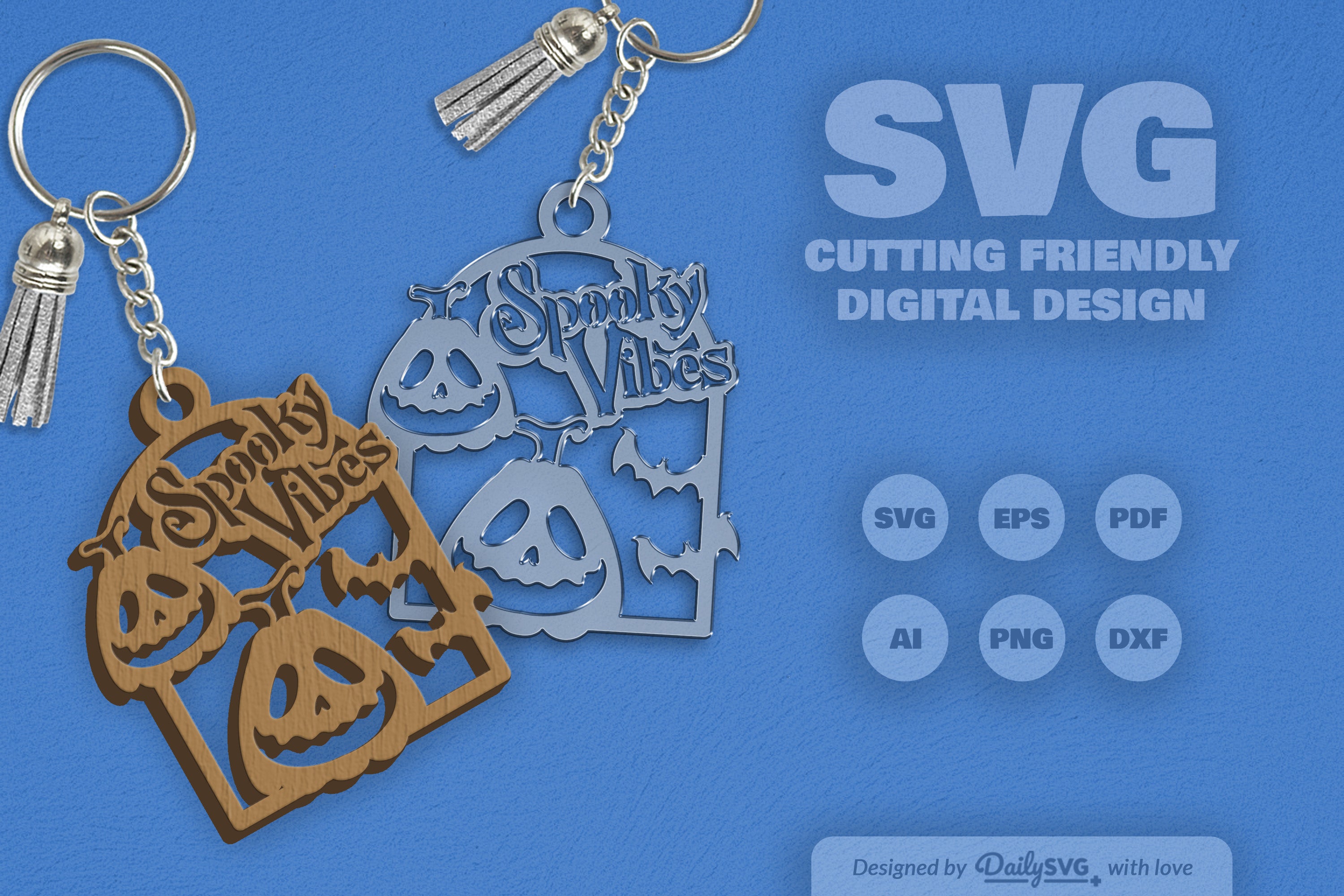 Spooky Vibes Halloween Pumpkin SVG Bundle 6