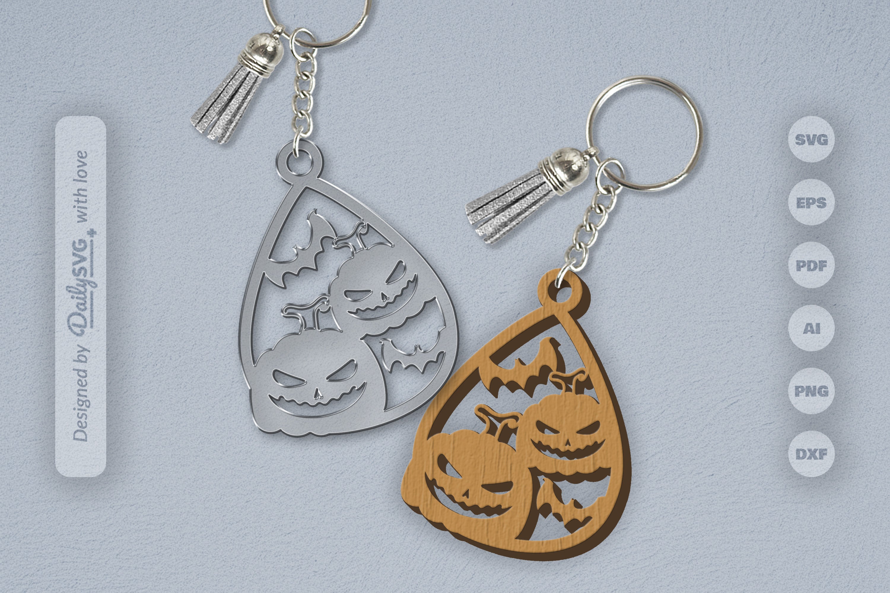 Halloween Pumpkin Teardrop SVG Bundle