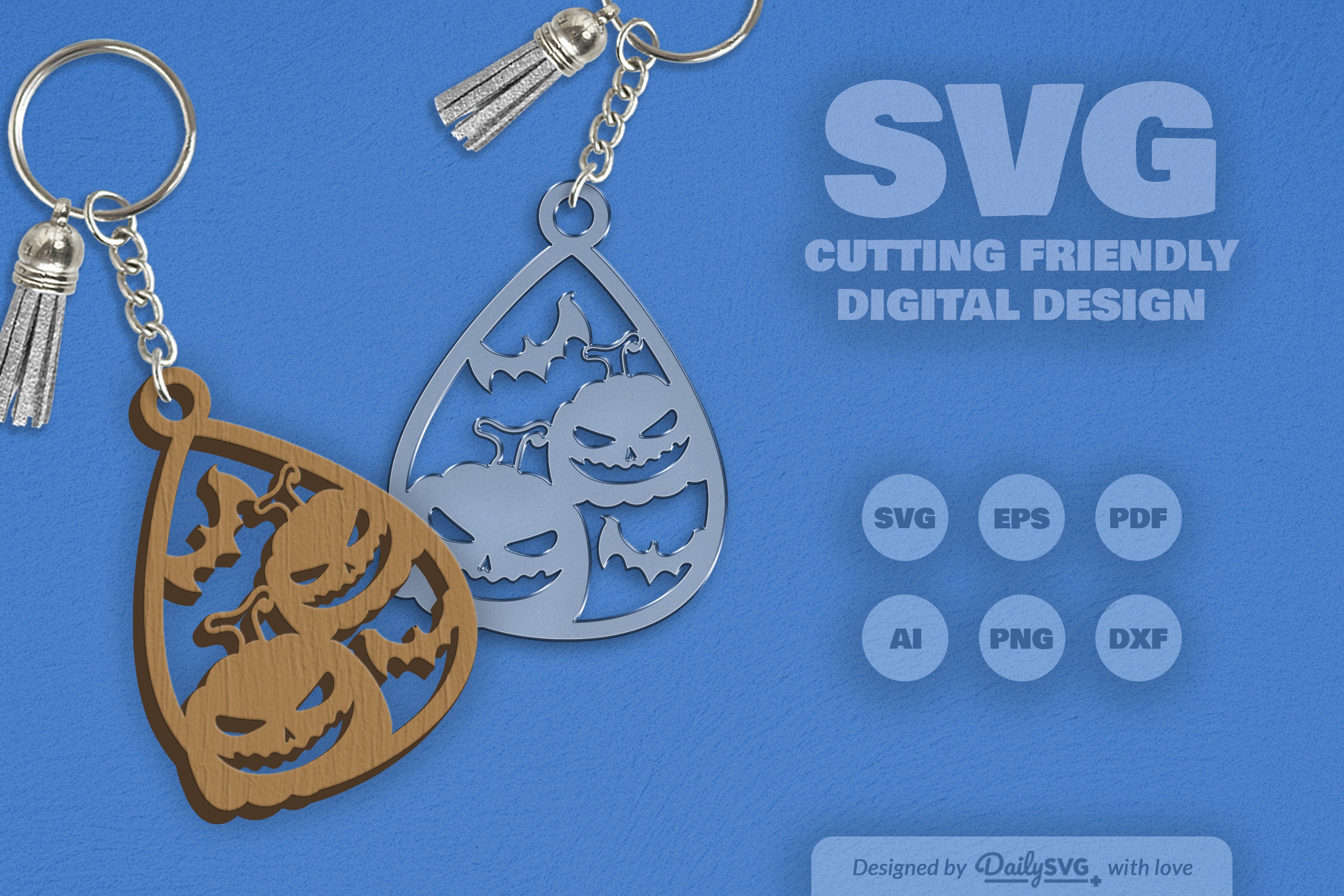 Halloween Pumpkin Teardrop SVG Bundle