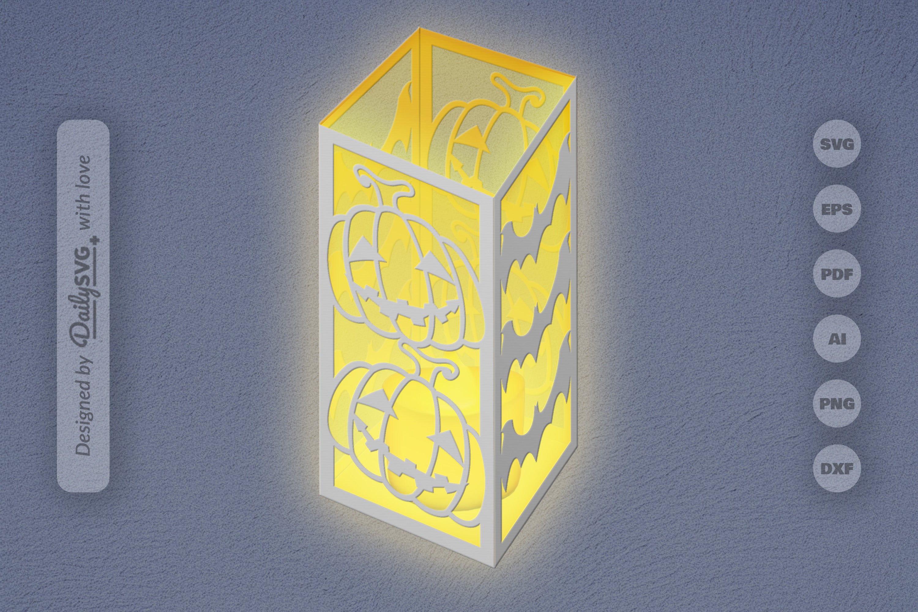 Halloween Pumpkin Papercut SVG Bundle 4