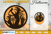 Halloween Round Layered Lasercut SVG Bundle