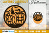 Halloween Round Layered Lasercut SVG Bundle