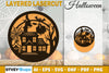 Halloween Round Layered Lasercut SVG Bundle