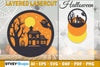 Halloween Scene Round SVG Bundle