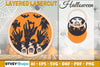 Halloween Scene Round SVG Bundle