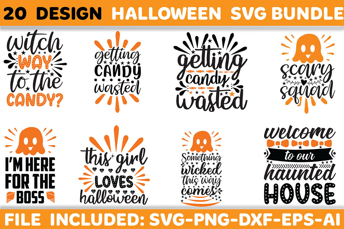 Halloween SVG Bundle 2 - CraftNest - Digital Crafting and Art