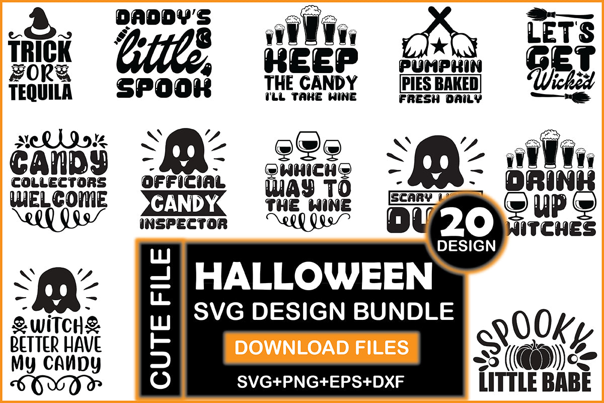 Halloween SVG Bundle 7 - CraftNest - Digital Crafting and Art