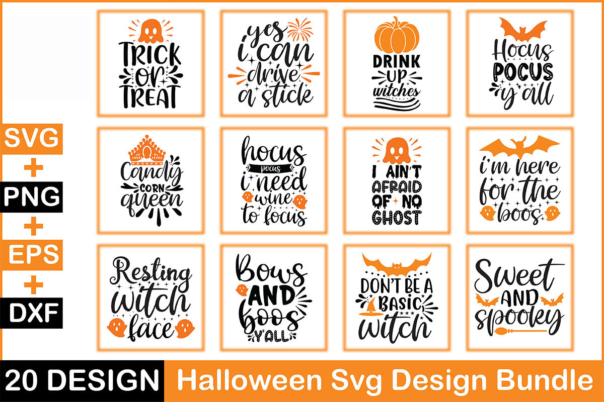 Halloween 20 SVG Bundle - CraftNest - Digital Crafting and Art