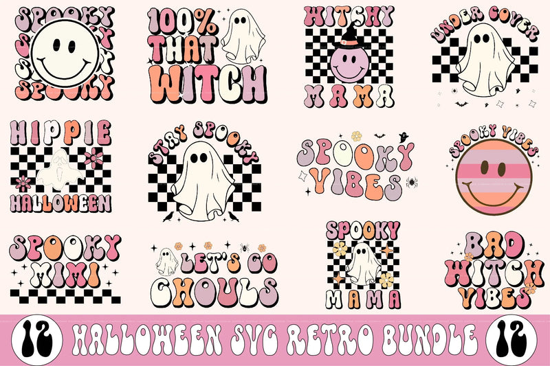 Halloween Retro SVG Bundle - CraftNest - Digital Crafting and Art