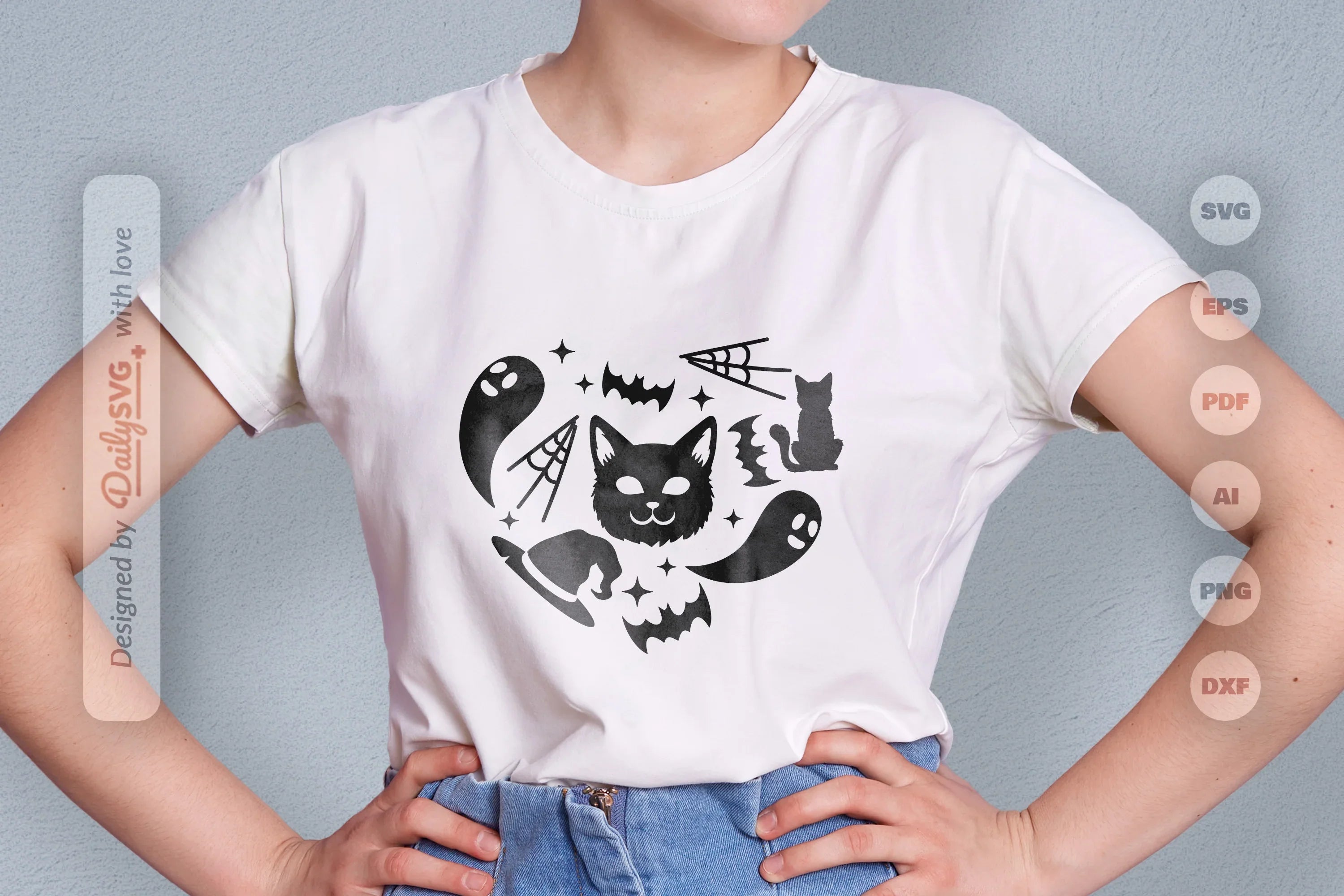 Halloween SVG Bundle 00383: Spooky Essentials - CraftNest - Digital Crafting and Art