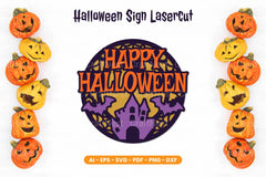 Halloween Sign Lasercut SVG Bundle - CraftNest - Digital Crafting and Art